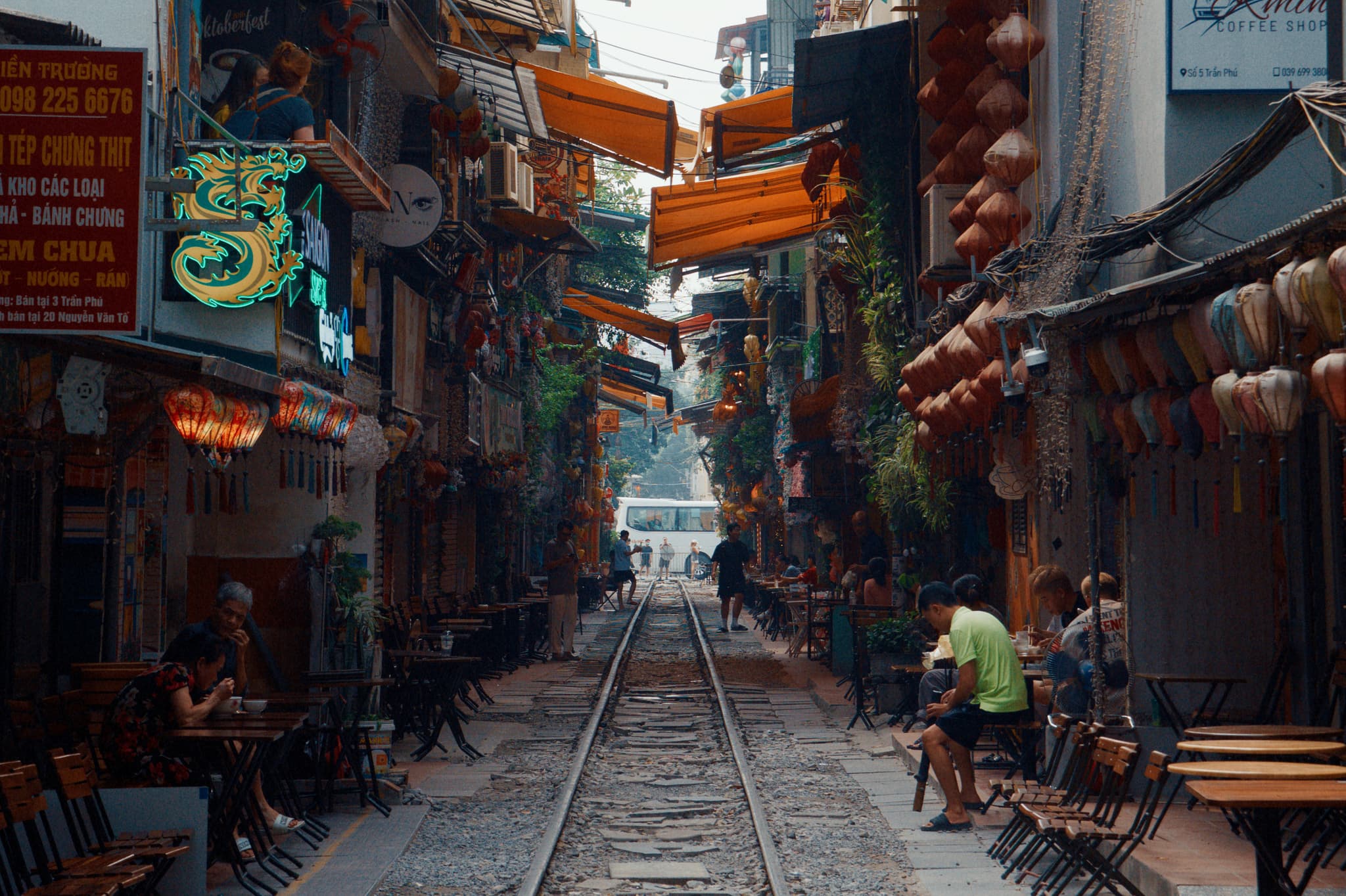 Hanoi train street