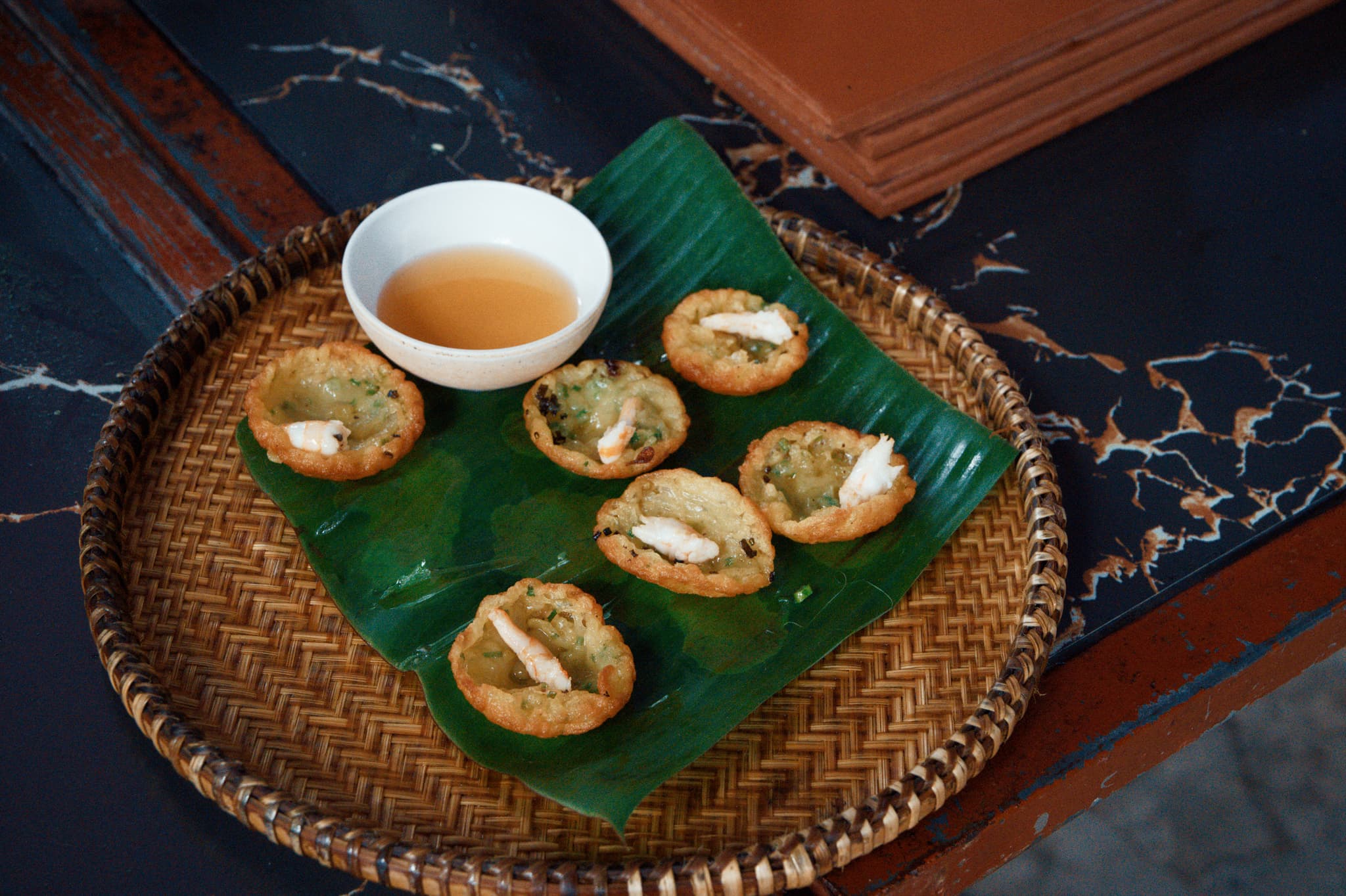 Banh khot, made by Ann