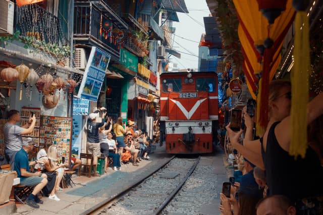 Hanoi train street